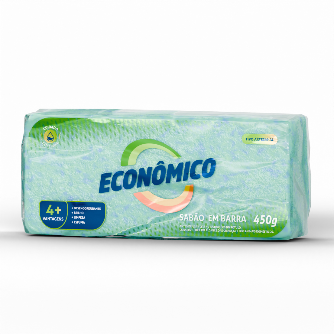 Sabão Marmorizado Verde 450g