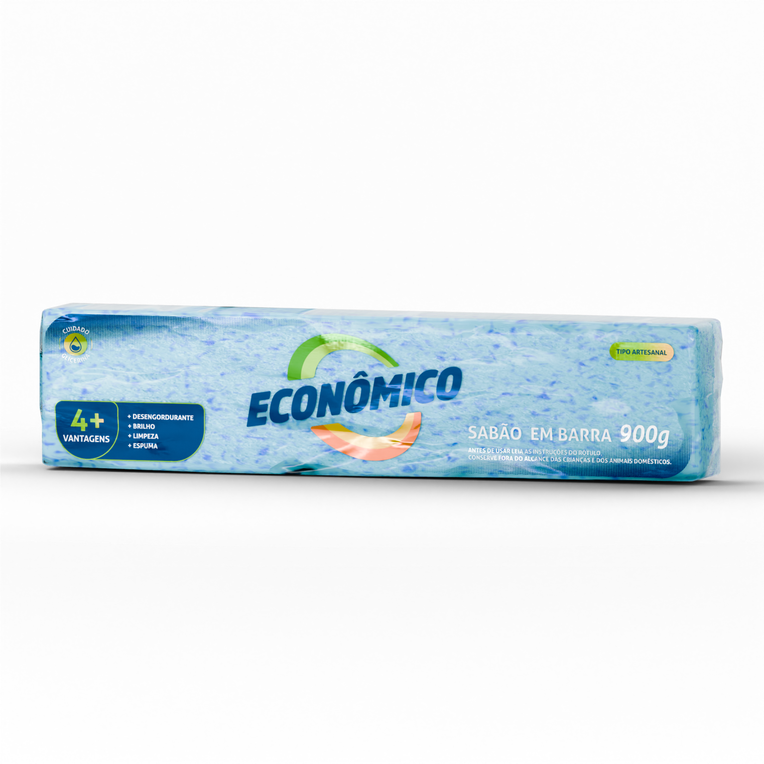 Sabão Marmorizado Azul 900g