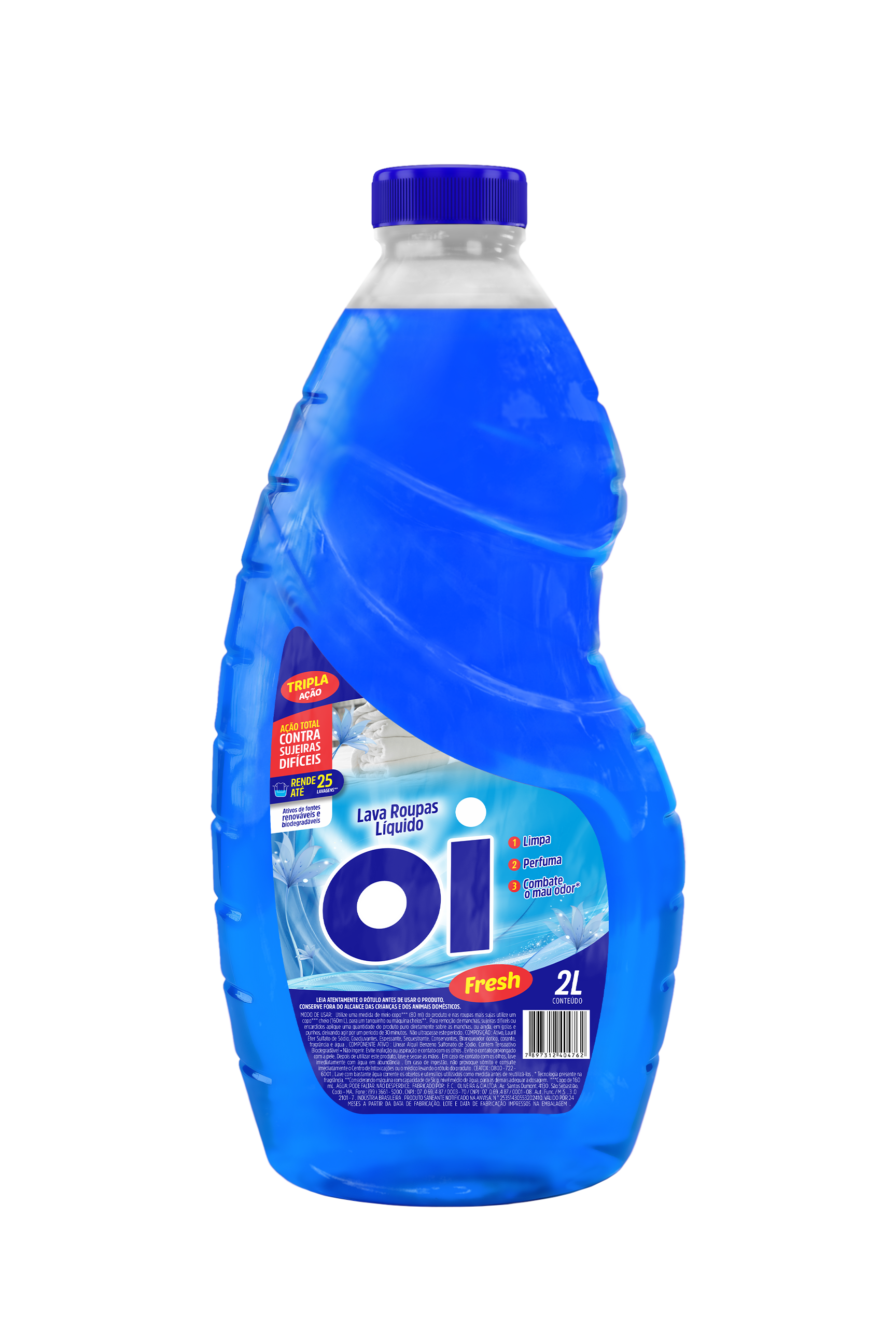 Lava Roupas Líquido Azul OI 2L
