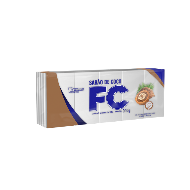 Sabão em Barra FC Coco - 5X180G
