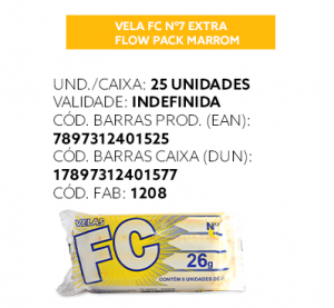 Vela FC Nº7 Extra Flow Pack Marrom