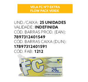 Vela FC Nº7 Extra Flow Pack Verde